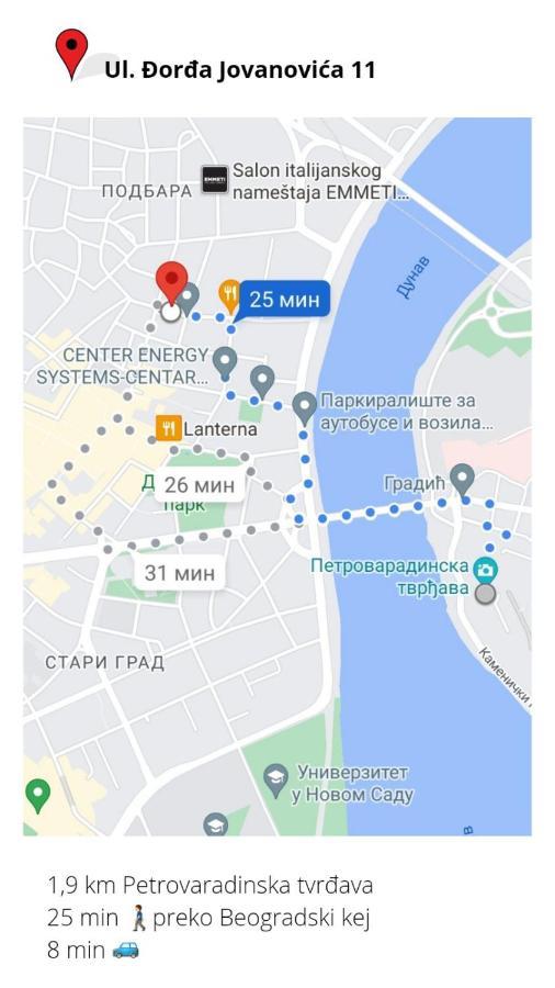 Soul Stan Na Dan Lägenhet Novi Sad Exteriör bild